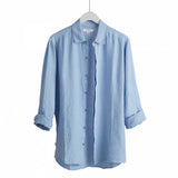 Antigua – Classic linen shirt Sky Blue